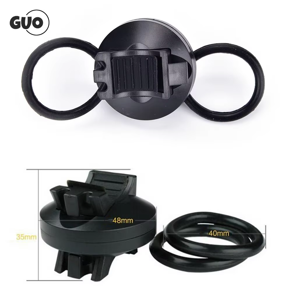 Lampe de poche LED pour vélo en L, support de lampe torche avec pince