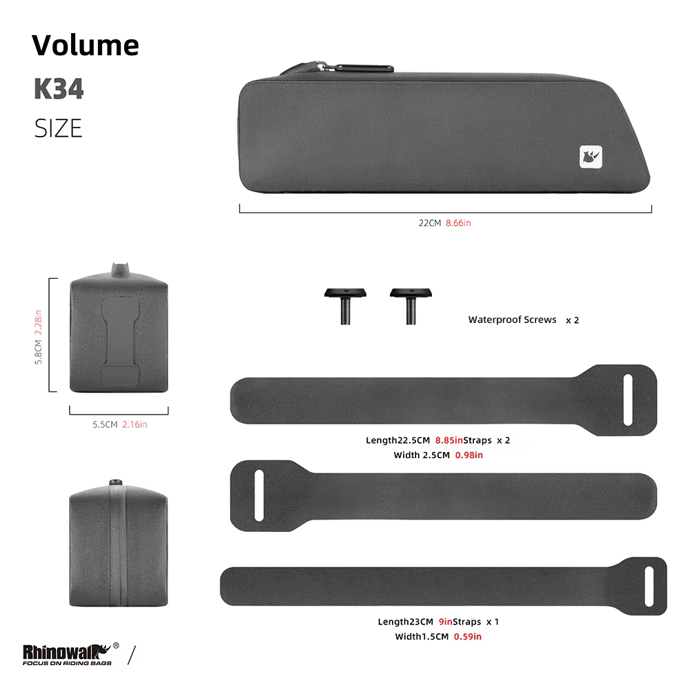 Rhinowalk – sac de Tube supérieur de vélo
