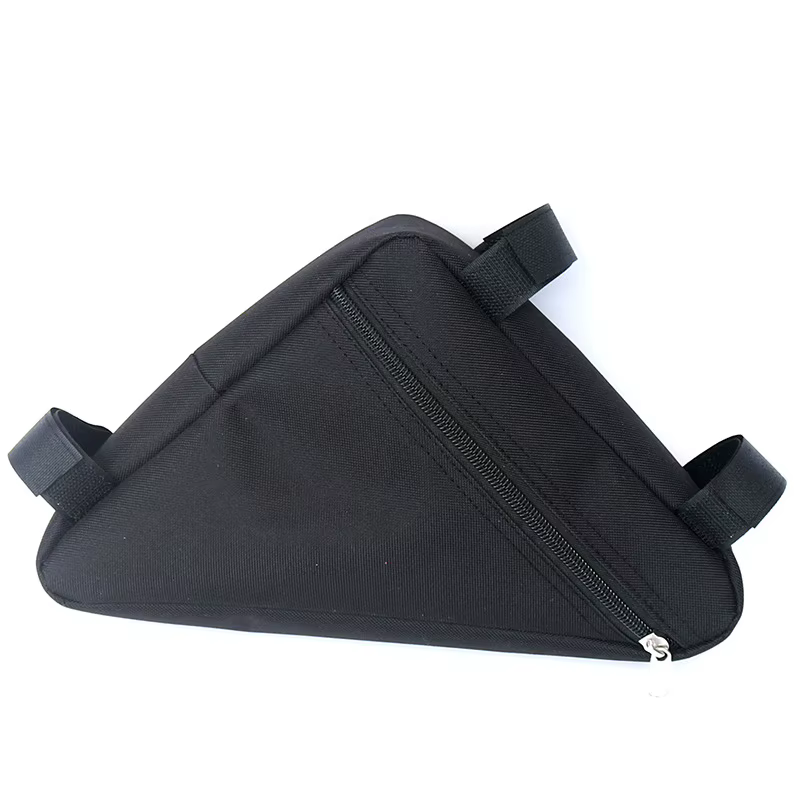 Sac de vélo de montagne durable noir avec compartiment à batterie