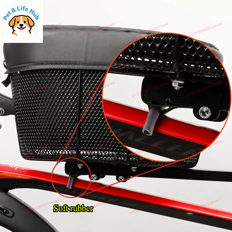 Panier de transport pour animaux de compagnie pour vélo