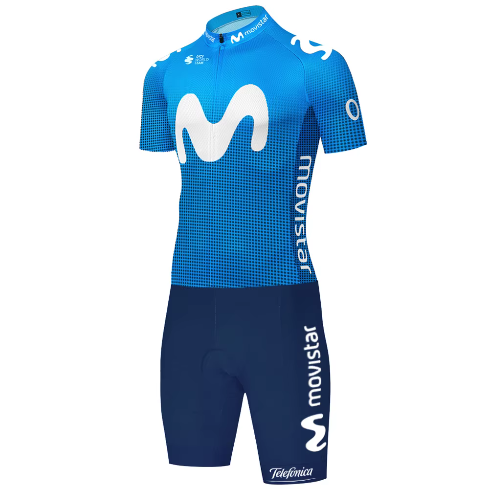 Combinaison de triathlon Movistar pour hommes