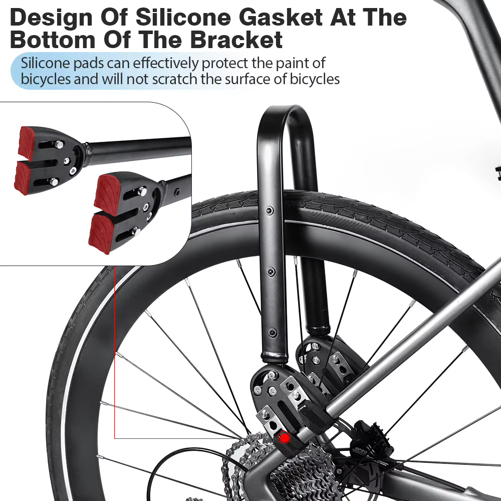 Porte-bagages de vélo réglable en alliage d'aluminium