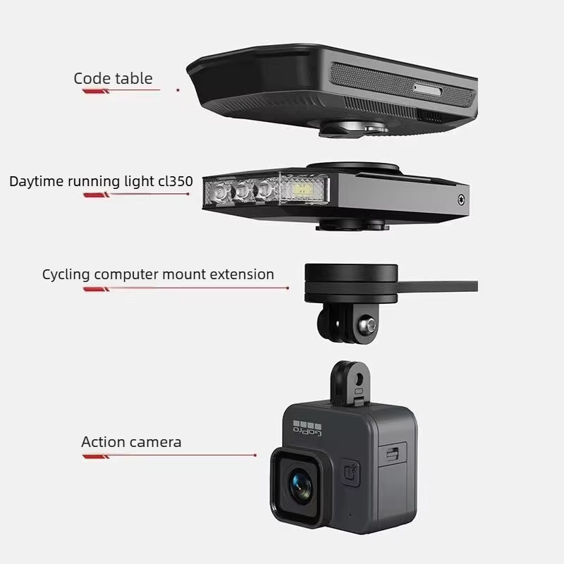 Phare de vélo CYCLAMI CL350 pour Garmin XOSS IGPSPORT Magene GPS G2