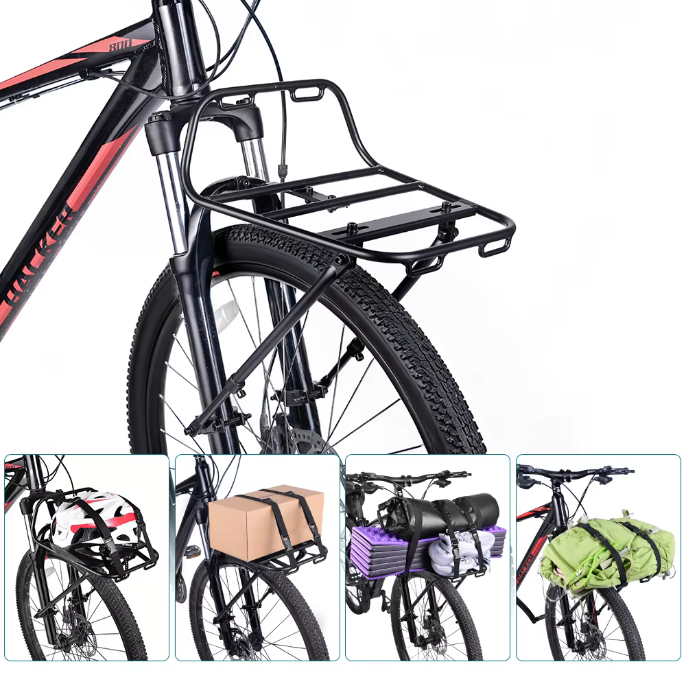 Porte-bagages avant en alliage d'aluminium 2026 pour VTT et vélo de route