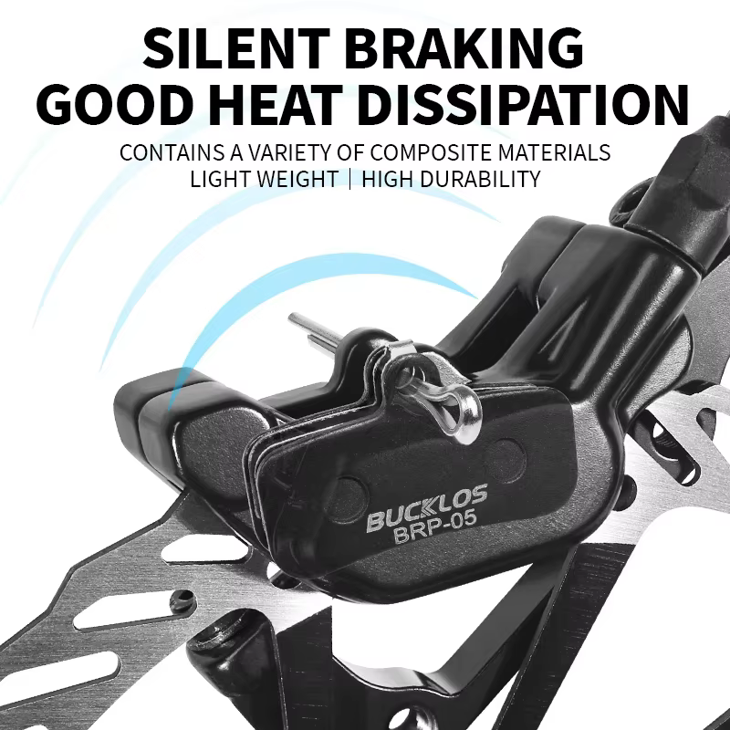 BUCKLOS plaquette de frein de vélo pour SHIMANO N03A H03A D03S vtt vélo de route plaquettes de disque hydrauliques résistant à l'usure plaquettes de frein à disque de vélo