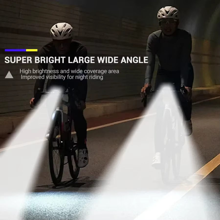 KDULIT 9 LED phare de vélo USB Rechargeable lampe