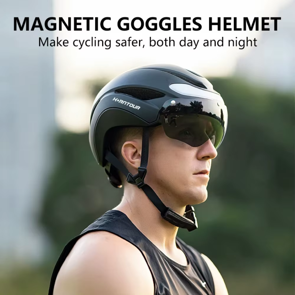 Horntour 2025 casque de vélo lumières de conduite