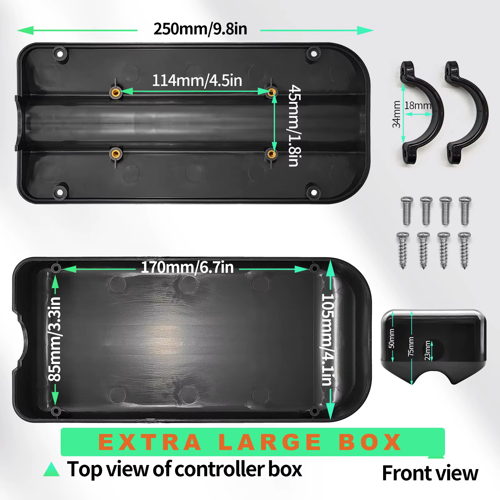 Boîte de contrôleur de vélo électrique de grande/petite taille Ebike