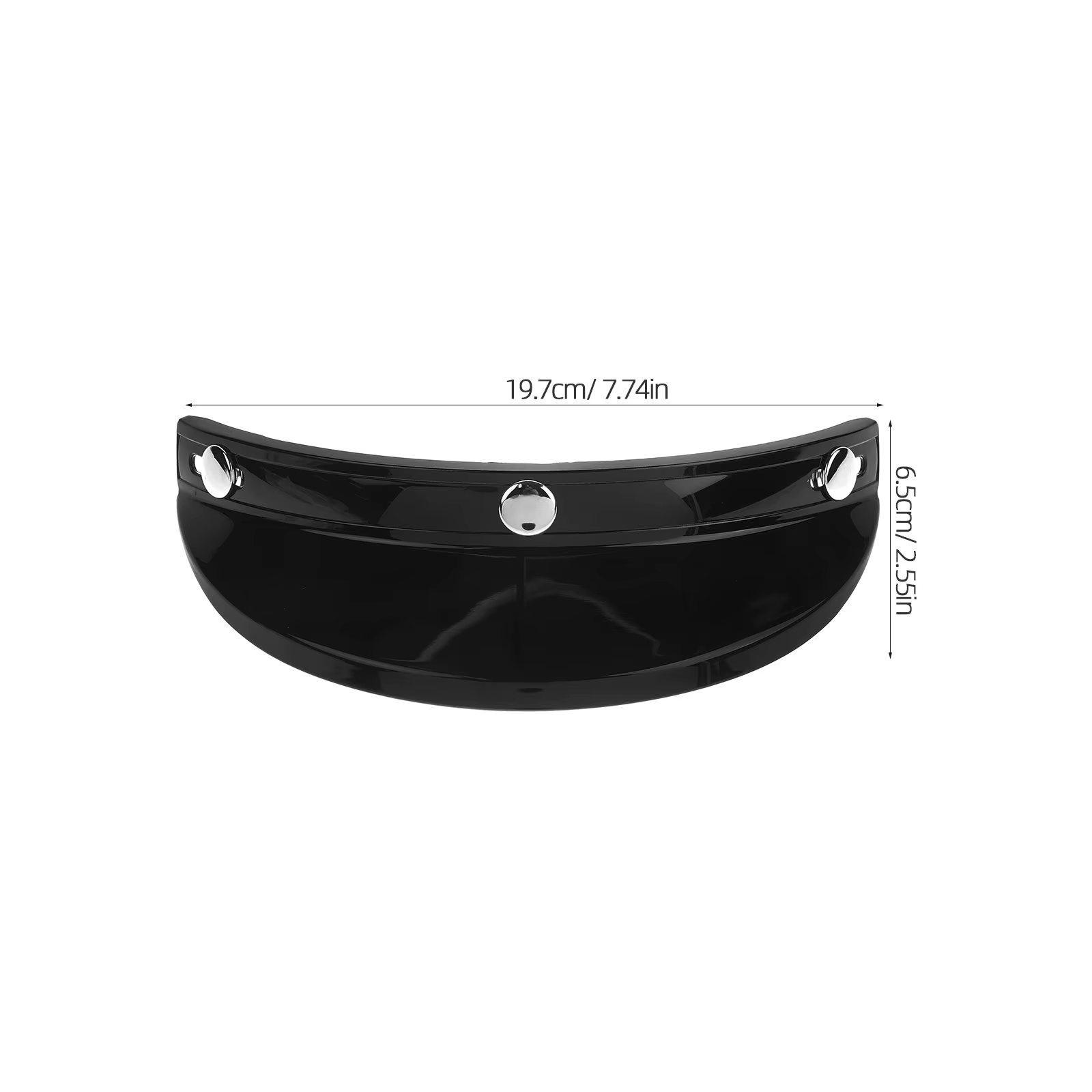 Pare-soleil de visière pour moto, vélo, équestre, fixation PC, teinté