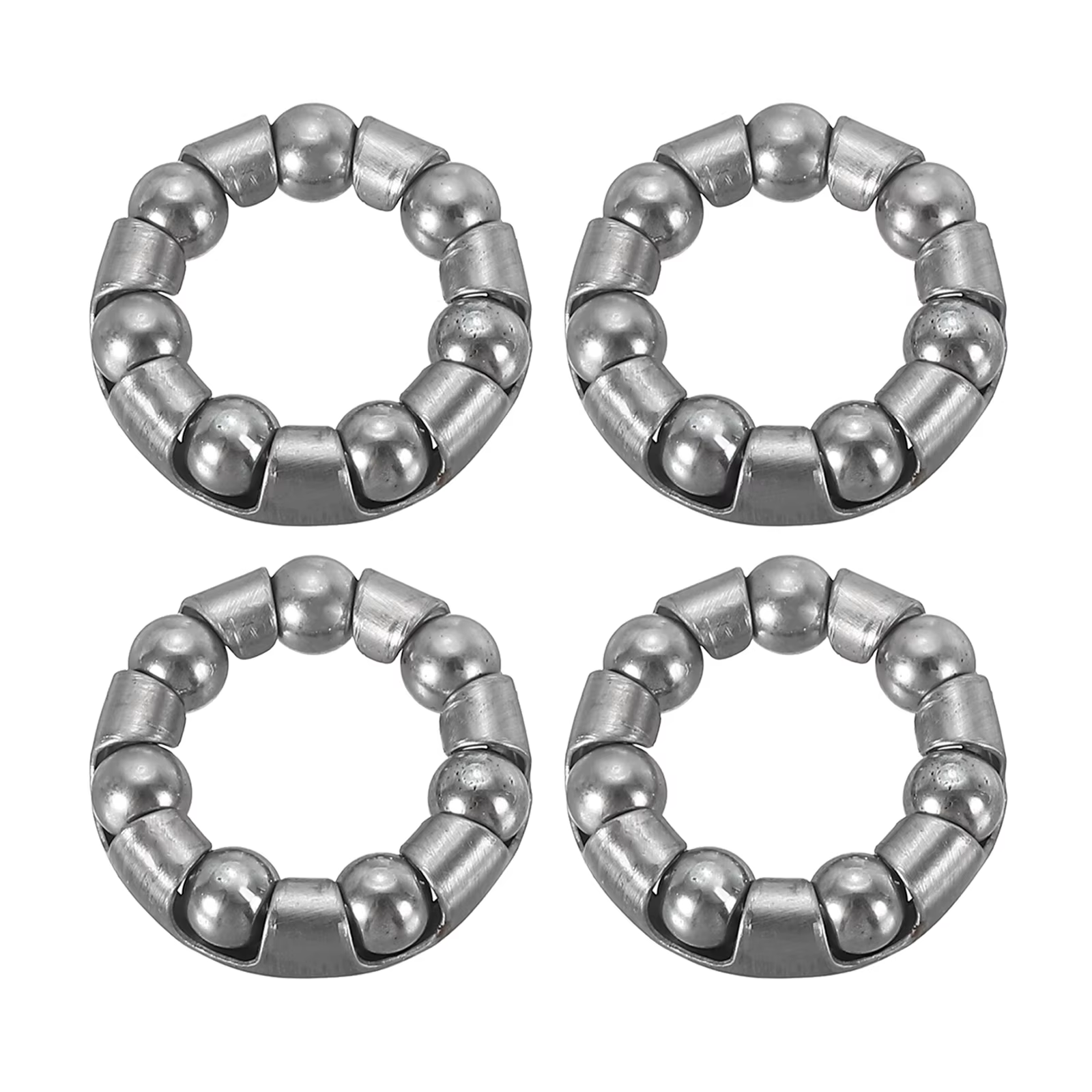 Roulements de manivelle à billes de vélo en acier inoxydable