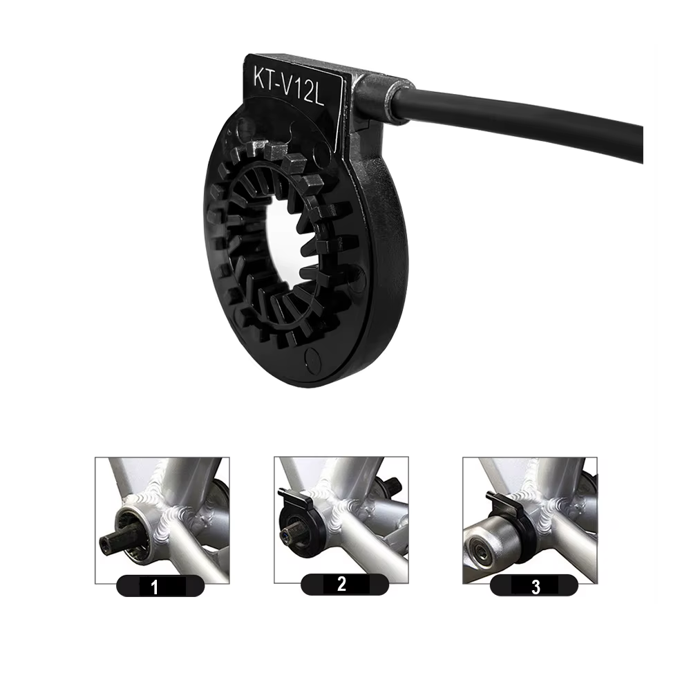 KT V12L e-bike PAS capteur 6 capteurs Magnent double Hall 12 signaux pédale 12 V-72 V pour pièces de Kit de Conversion de vélo électrique