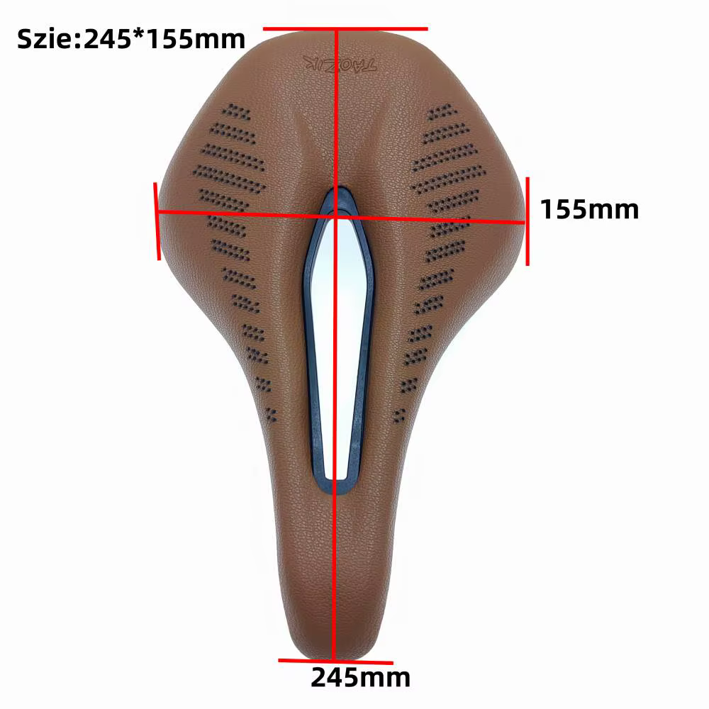 Selle de vélo respirante en cuir PU