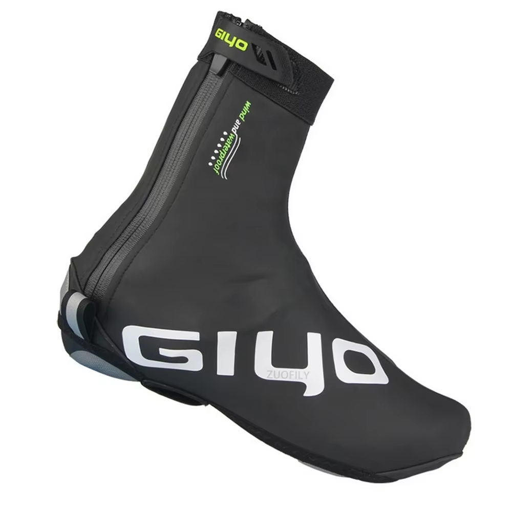 1 paire couvre-chaussures de cyclisme imperméable à l'eau à la pluie chaud homme femme