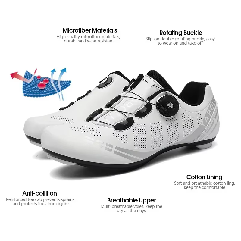 Chaussures de cyclisme professionnelles pour hommes