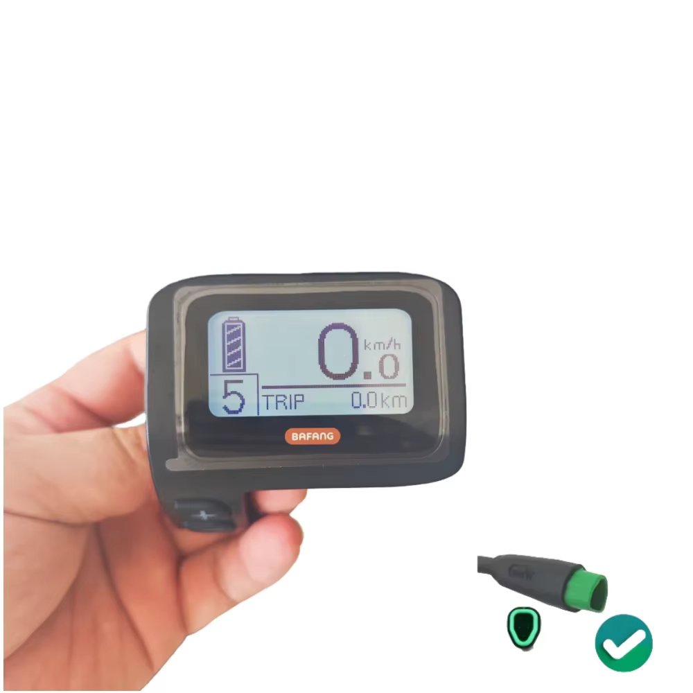 Afficheur LCD CAN DPC11 pour vélo électrique compatible avec les moteurs BAFANG M200 M420 M500 M560 M600 : Réglez la vitesse et le diamètre de roue
