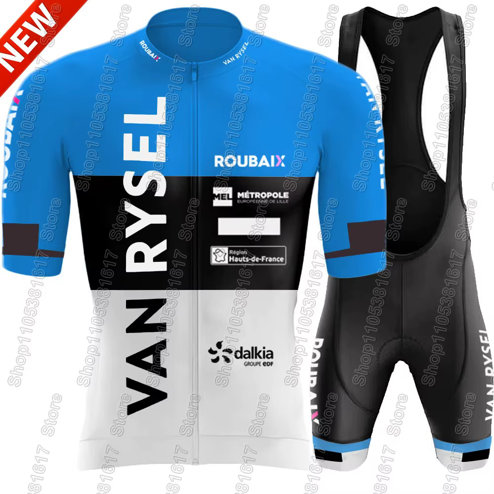 Ensemble de maillot de cyclisme Van Rysel - Roubaix 2026 d'Estonie
