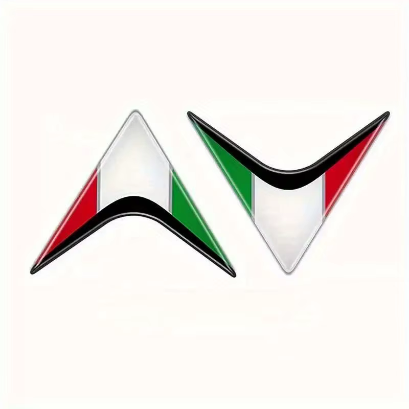 Autocollant flèche drapeau italien
