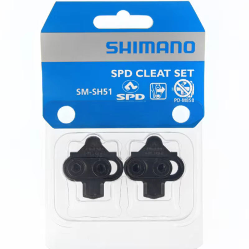 Plaquettes de pédales Shimano SPD SM SH51 SH56 pour VTT