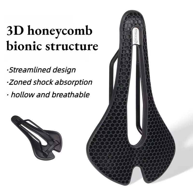 Selle de vélo en nid d'abeille imprimée en 3D