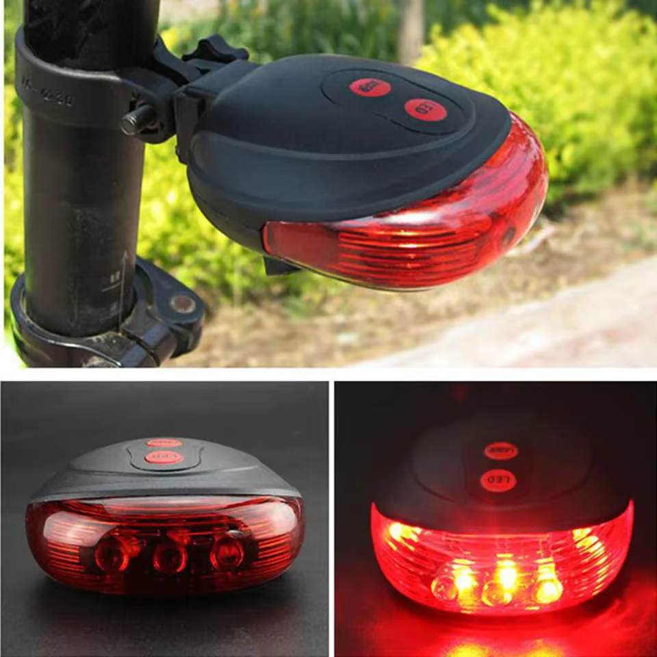 Feu arrière rouge pour vélo de montagne