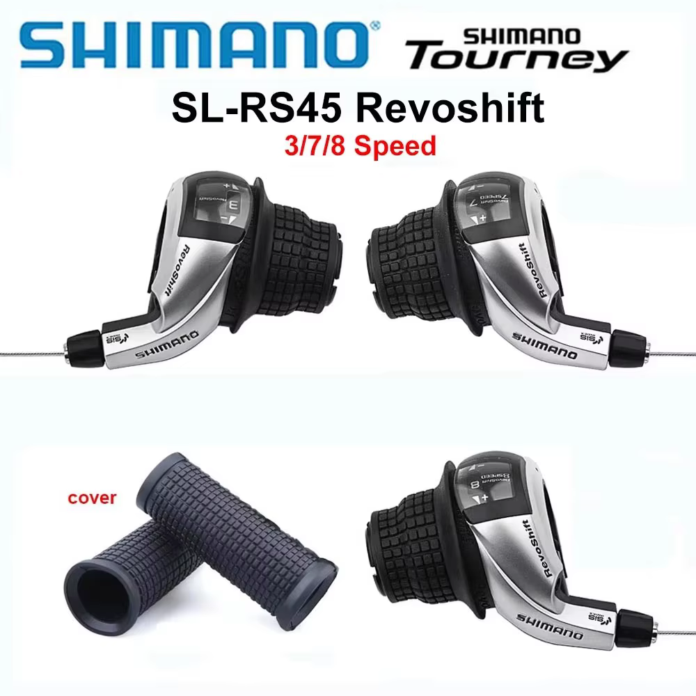 Shimano Tourney RS45 Revoshift poignée vélo torsion manette de vitesse levier 3x7s 3x8s 21s 24s