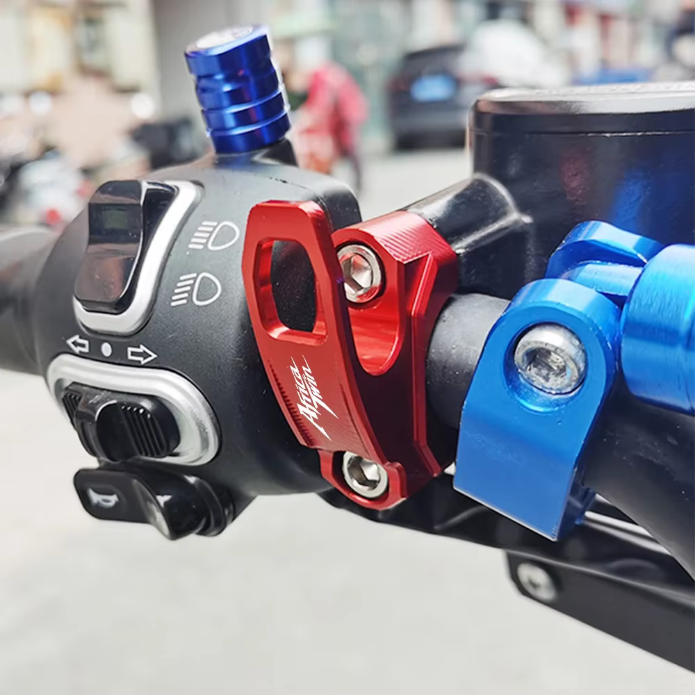 Support de crochet de casque en aluminium CNC, cylindre de support de pince pour HONDA Africa Twin CRF1100L CRF1000L CRF1000 24