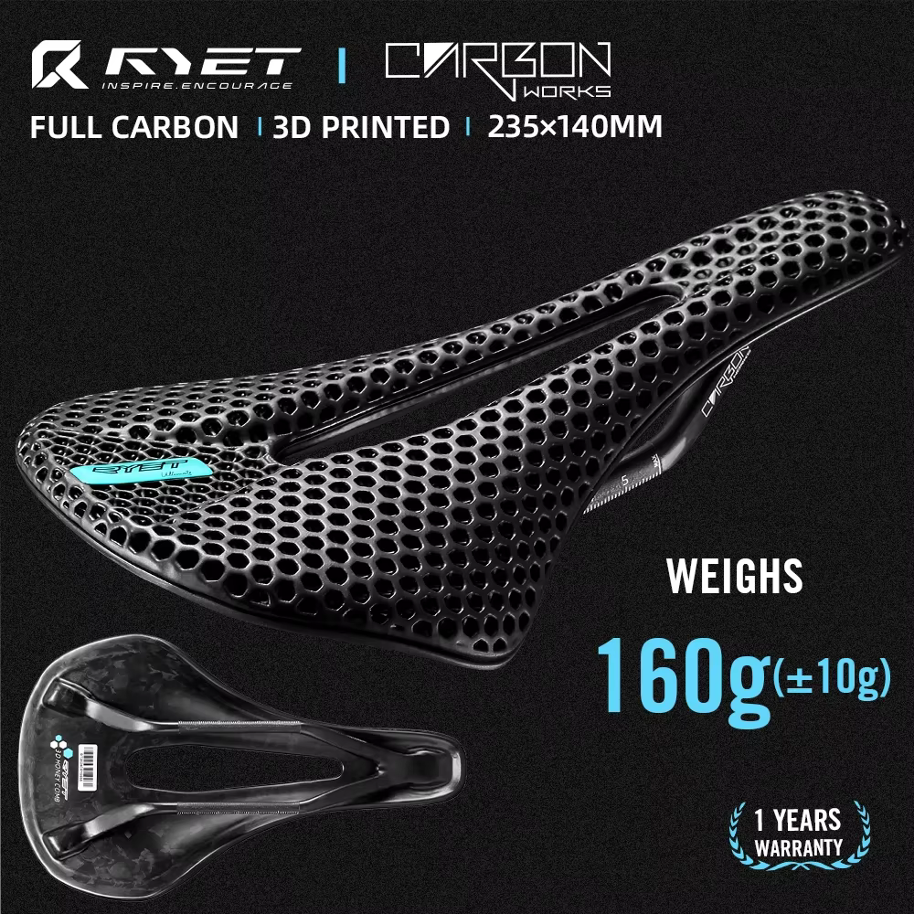 RYET – selle de vélo en carbone imprimée en 3D