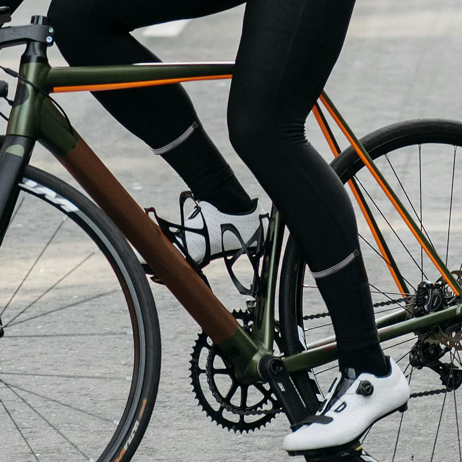Lot de 2 attaches réfléchissantes pour pantalon de cyclisme