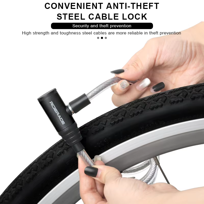 Câble antivol de haute sécurité pour vélo électrique