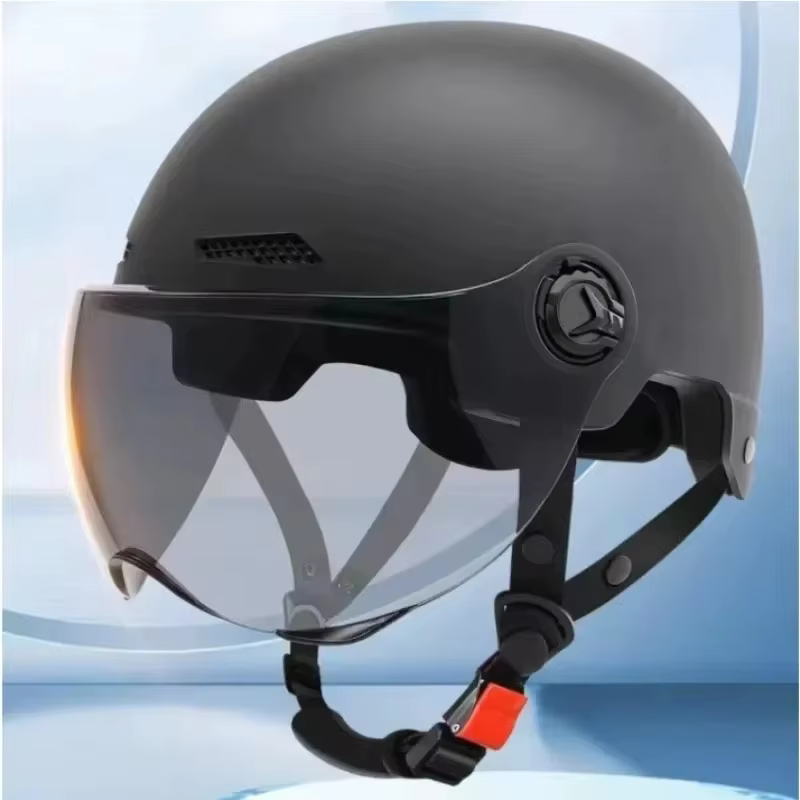 Casque de vélo avec lentille de lunettes pour adulte