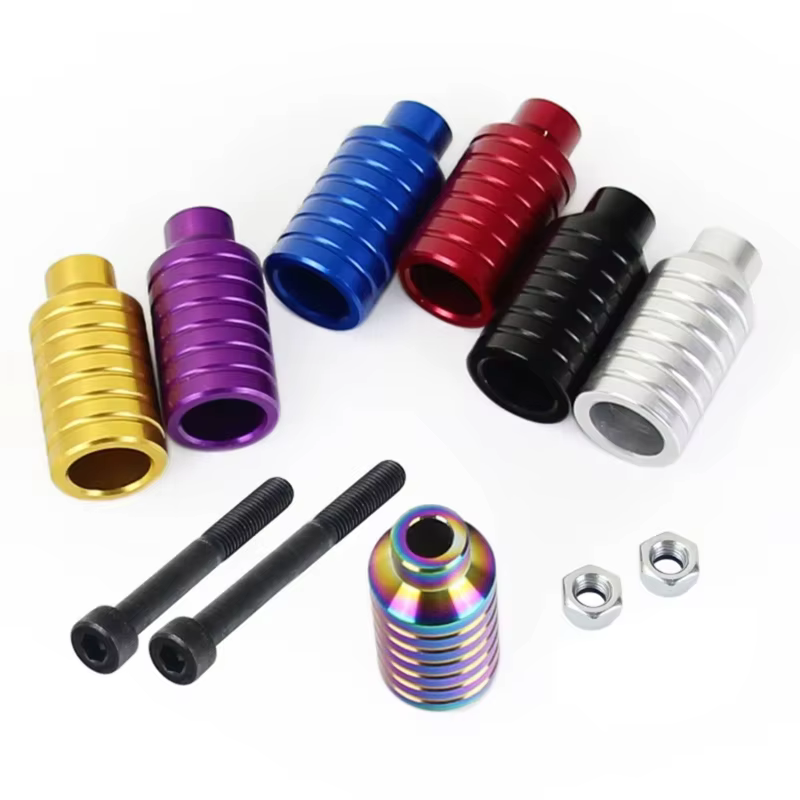 Chevilles de Scooter colorées en alliage d'aluminium