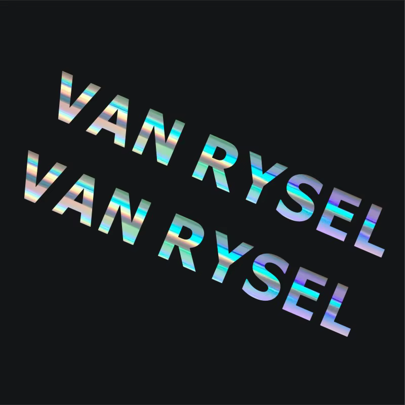 Lot de 2 autocollants pour cadre de vélo VAN RYSEL