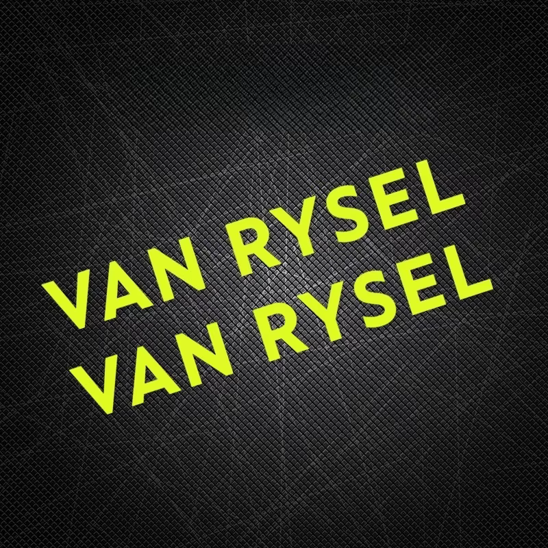 Autocollant réfléchissant pour cadre de vélo de route VAN RYSEL