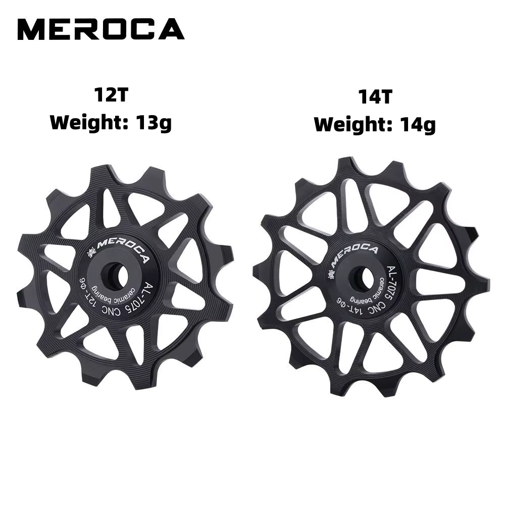 MEROCA poulies en céramique 12/14T dérailleur de vélo 9v 10v 11v