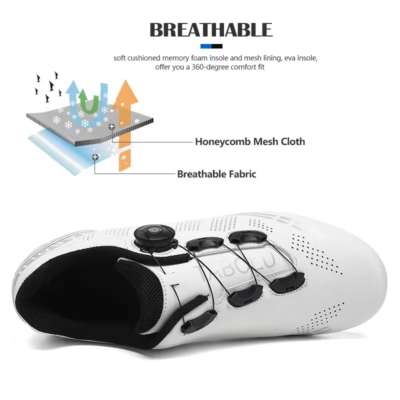 Chaussures de cyclisme professionnelles pour hommes