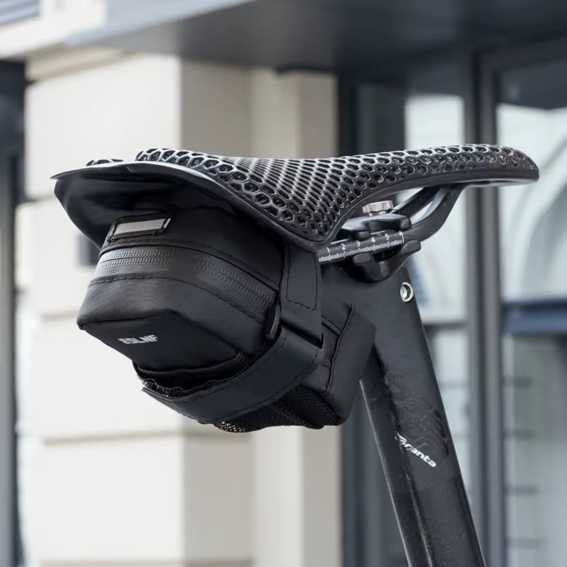 Sac de selle de vélo, sac arrière de cyclisme léger et résistant à l'eau