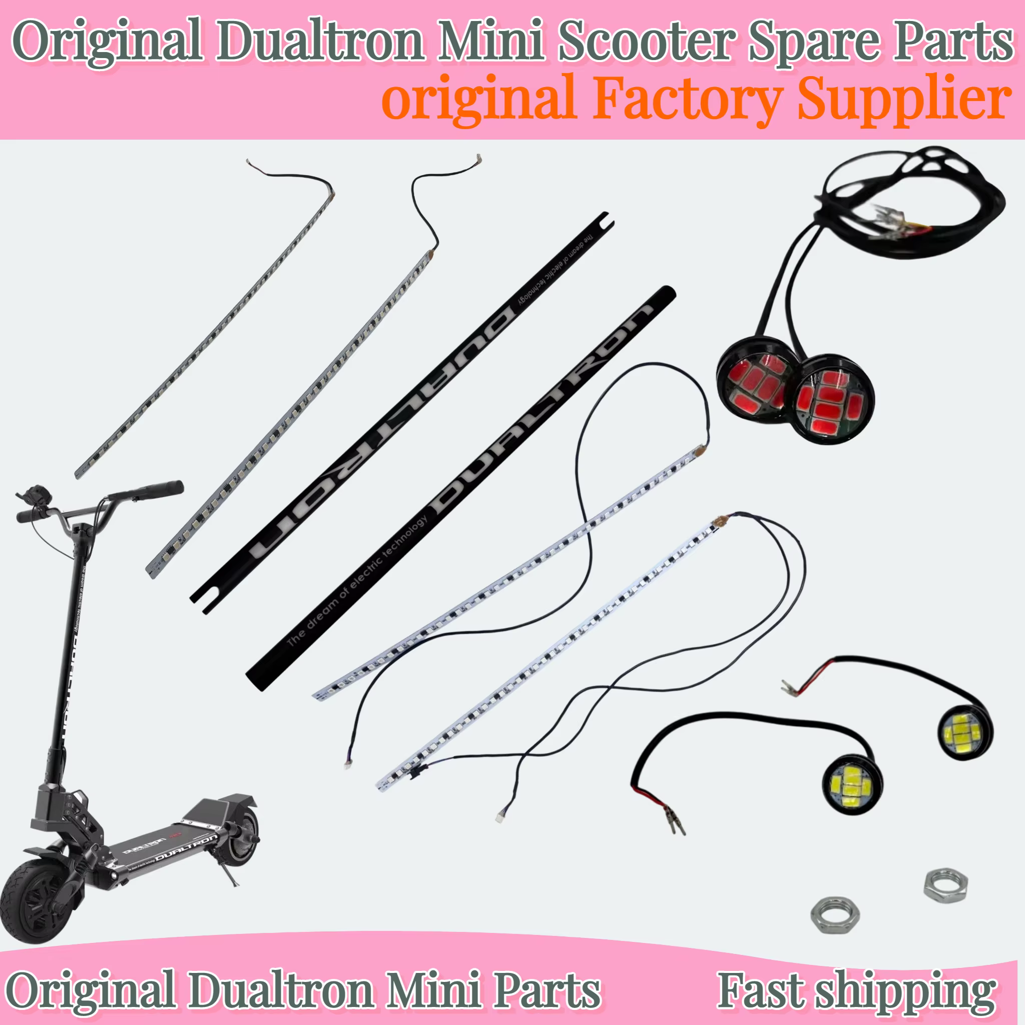 Pièces de rechange pour trottinette électrique Dualtron Mini : carte de circuit imprimé LED originale