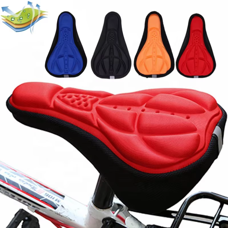 Nouvelle housse de selle de vélo 3D souple