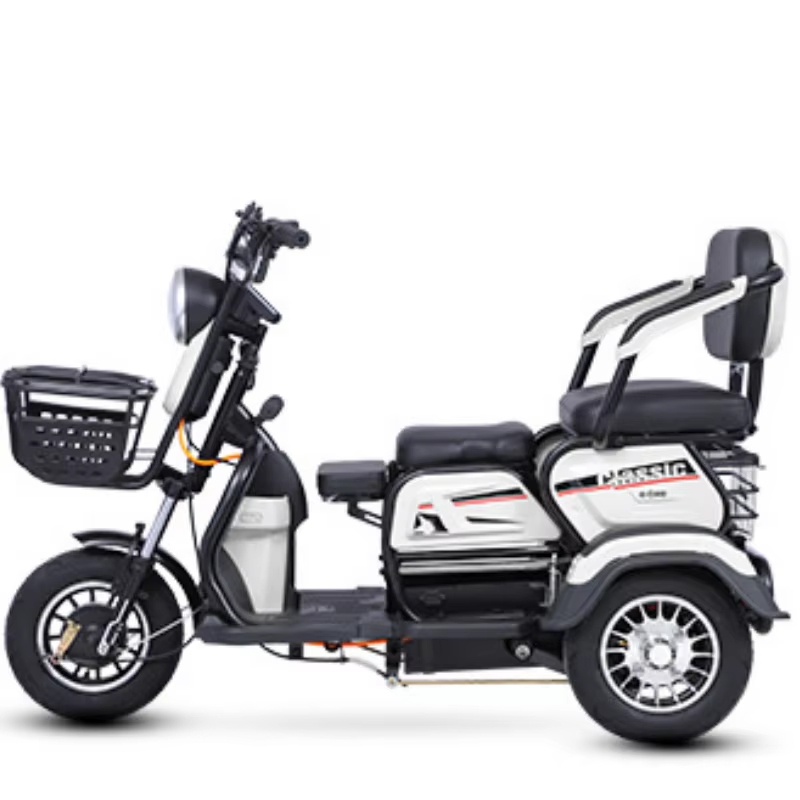 Mini Scooter électrique adulte Tricycle passager 3 roues pour personnes âgées avec siège bébé 1000W puissant
