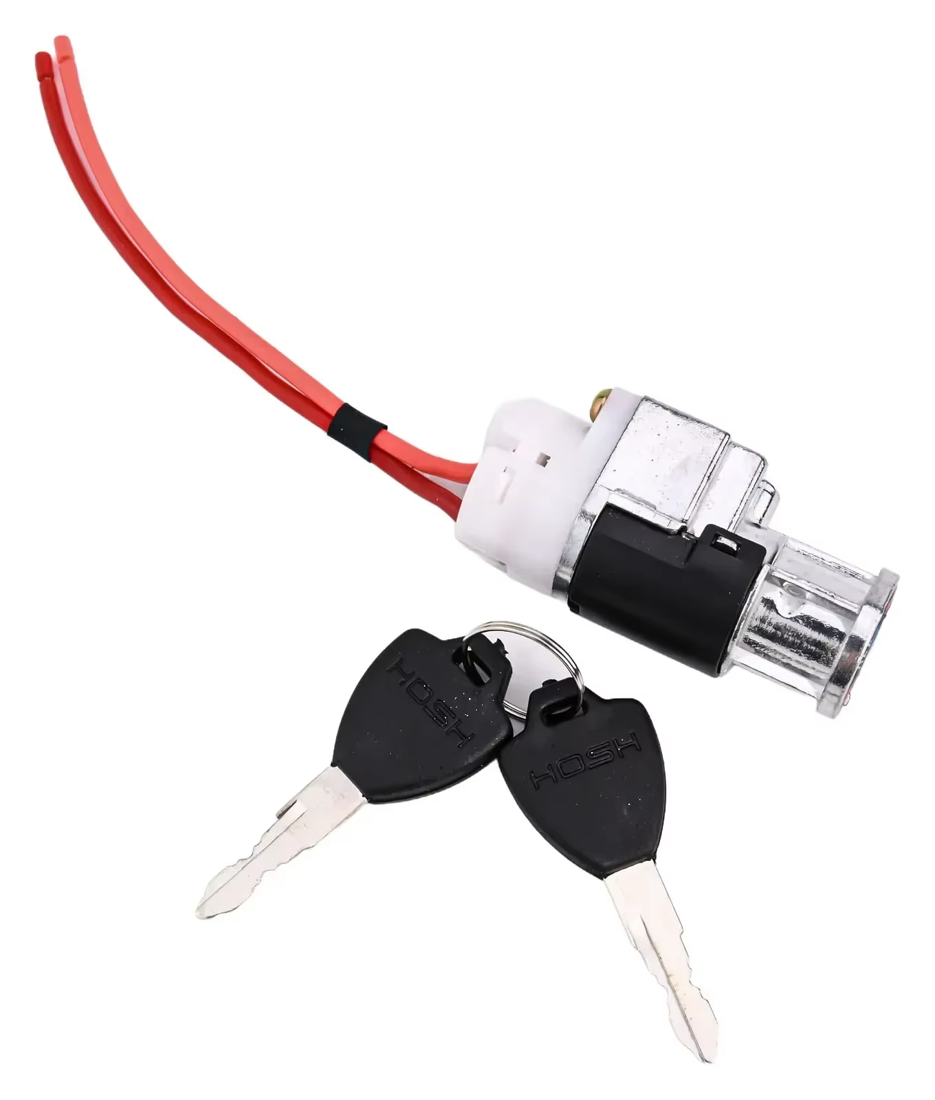 Serrure de boîte de verrouillage de batterie de vélo électrique avec interrupteur d'allumage à 2 touches pour