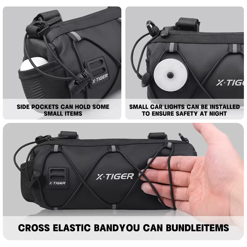 X-TIGER sac de vélo Portable guidon multi-usages grande capacité sac à dos de cyclisme vtt route