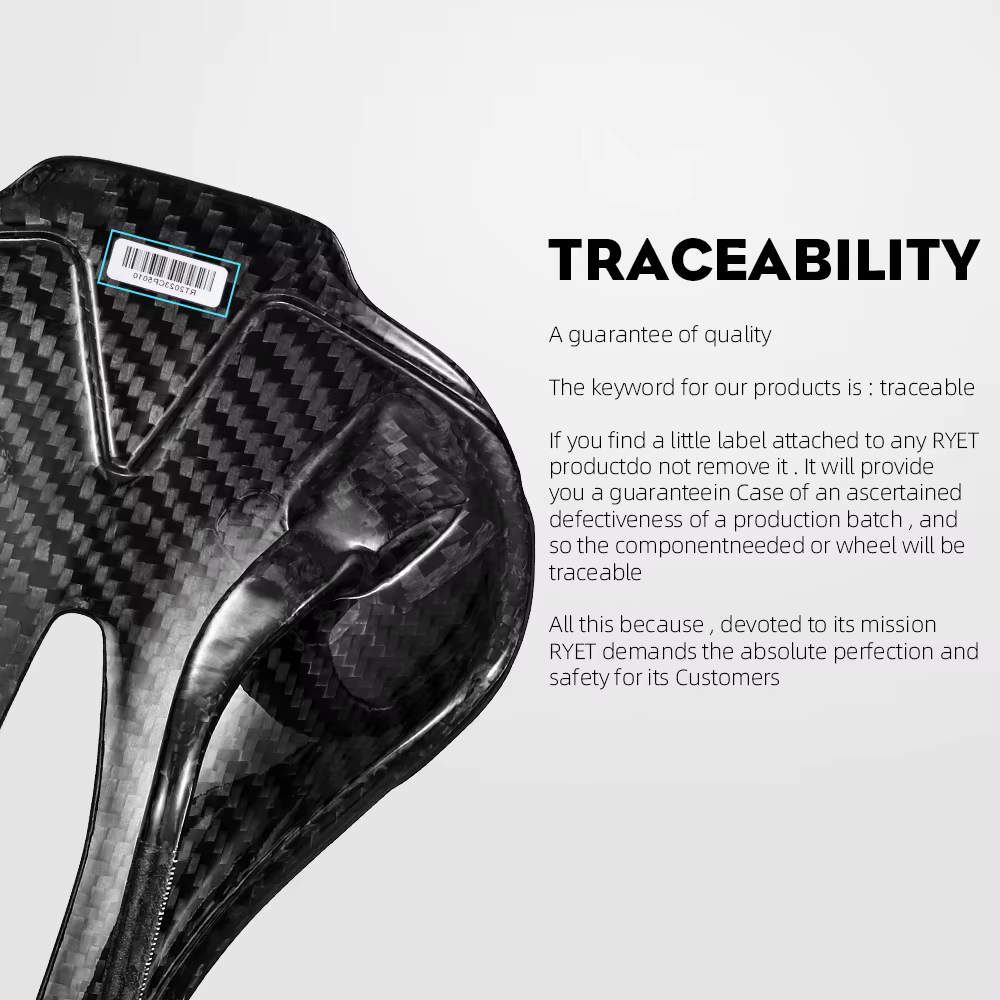 RYET selle de vélo imprimée en 3D ultralégère 120g