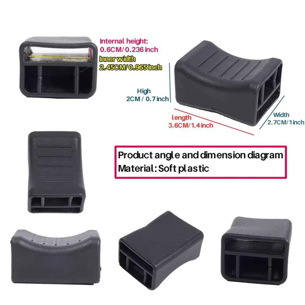 Sangles d'adaptation de roue de vélo pour porte-vélos de toit en plastique souple avec coussin de protection à dégagement rapide pour Thule 599 598 591 568 564 561 532