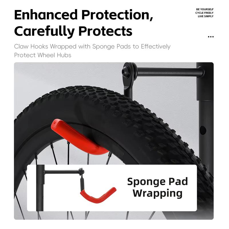 Support de stationnement vertical pour deux vélos WEST BIKING