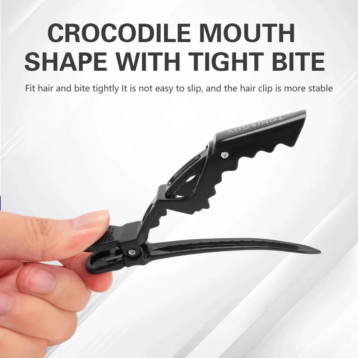 Pinces à cheveux Alligator, 5 pièces, pinces de coiffure, épingles à cheveux en plastique, pinces de barbier pour Salon de coiffure, outils, accessoires pour cheveux