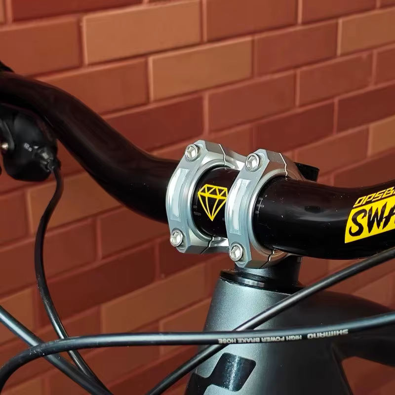 Potence de vélo, 35 mm, en alliage d'aluminium usiné CNC, accessoire de vélo pour VTT freeride, descente et cross-country