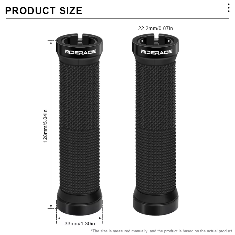 RIDERACE poignées de guidon de vélo verrouillage sur vtt VTT poignée barre couverture antichoc antidérapant ergonomique