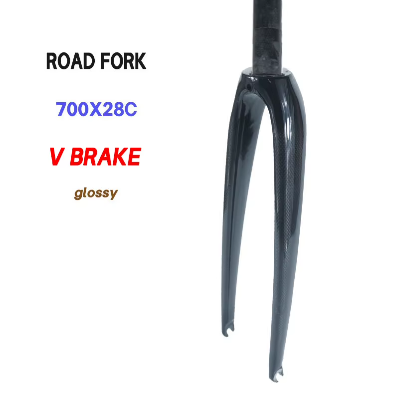 Fourche de vélo de route en carbone