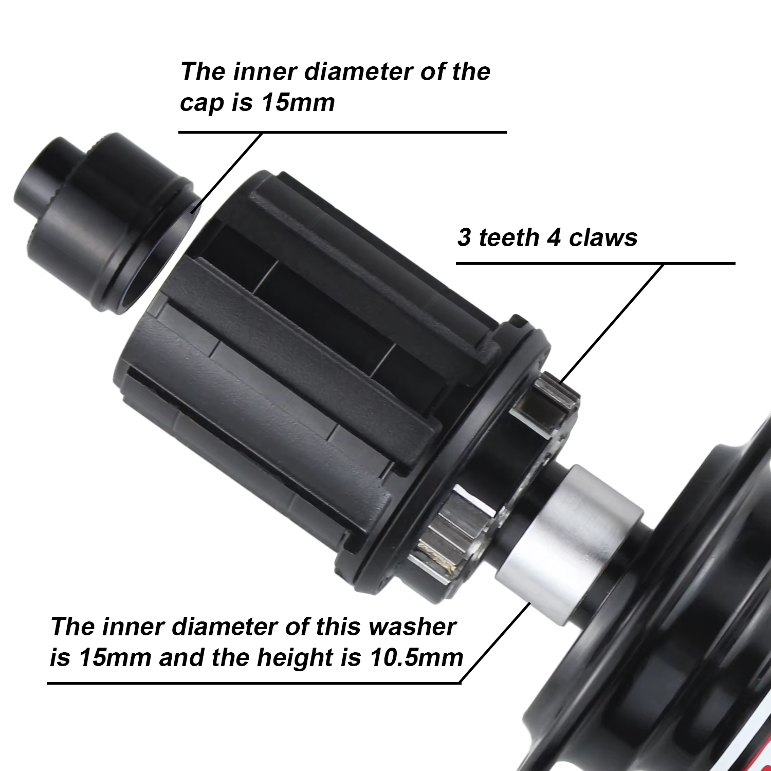 Moyeu libre HG Micro Spline pour vélo VTT