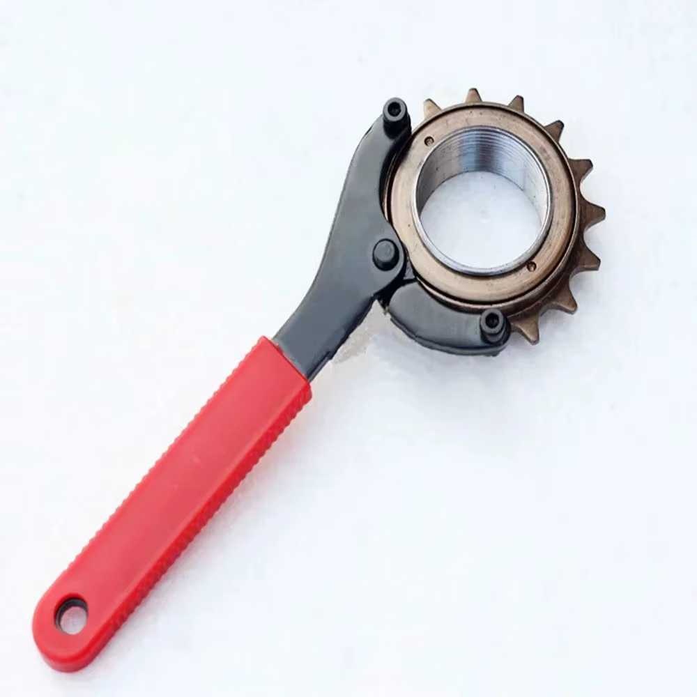 Clé de manivelle de roue de chaîne inférieure de vélo